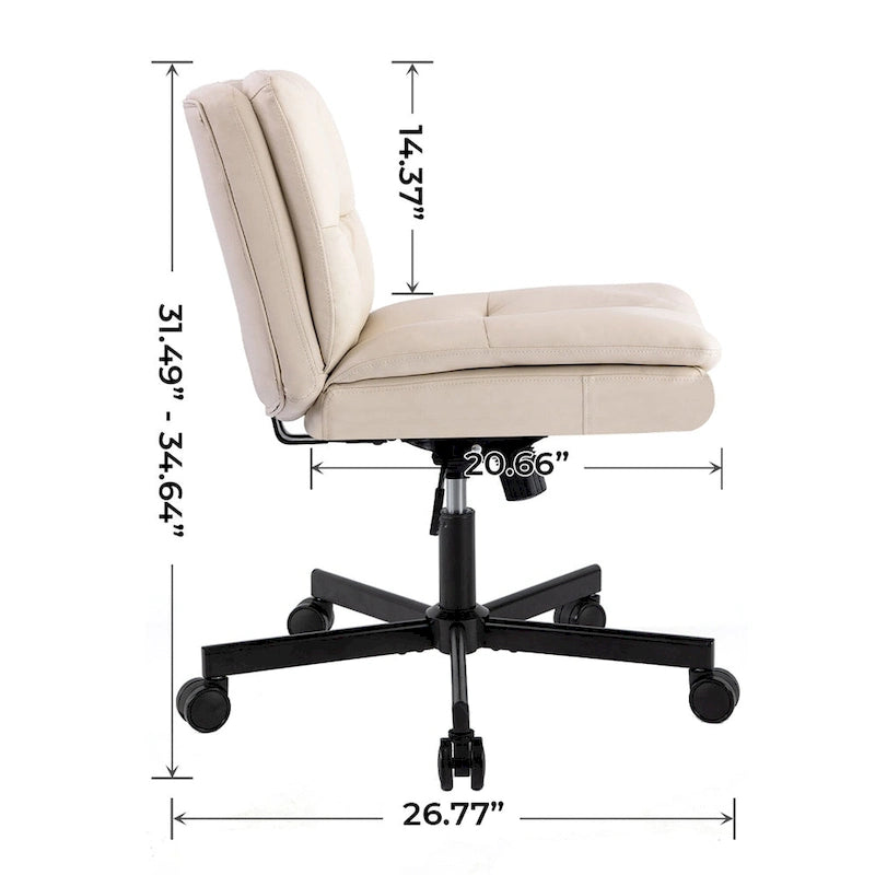 Sedia da ufficio girevole a 360° grande con ruote