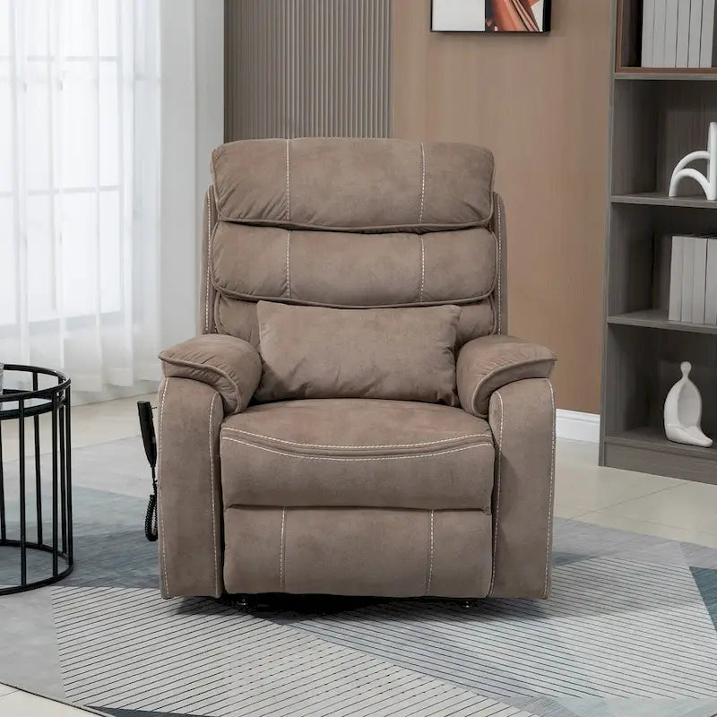 Oversized Recliner Chair with Wireless Charging, Massage and Heat