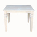 International Concepts Java Butterfly Leaf Dining Table - Unfinished