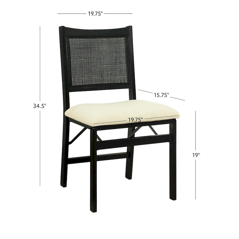 Industrial Style Dining Side Chairs Set of 2