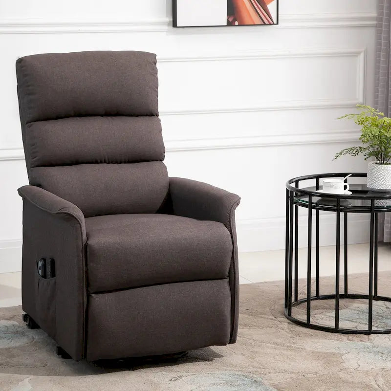 Electric Power Lift Recliner Sofa with Massage and Remote Control