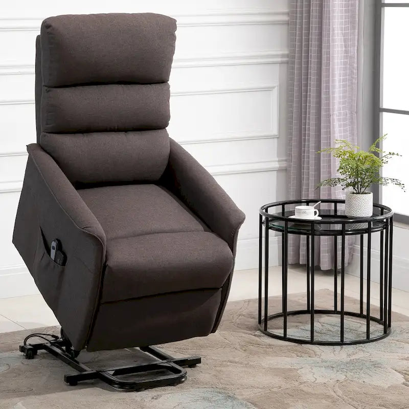 Electric Power Lift Recliner Sofa with Massage and Remote Control