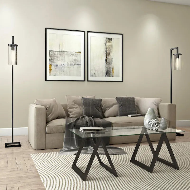Coffee Table with Sawhorse Legs - Multiple Finish Options