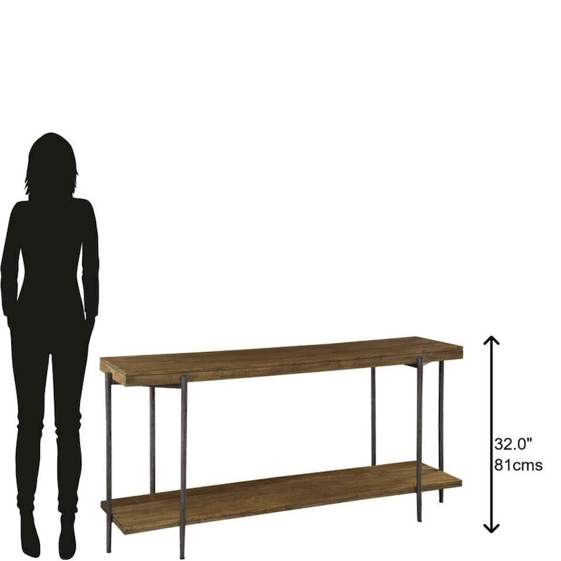 Wood Sofa Table for Living Room and Entryway