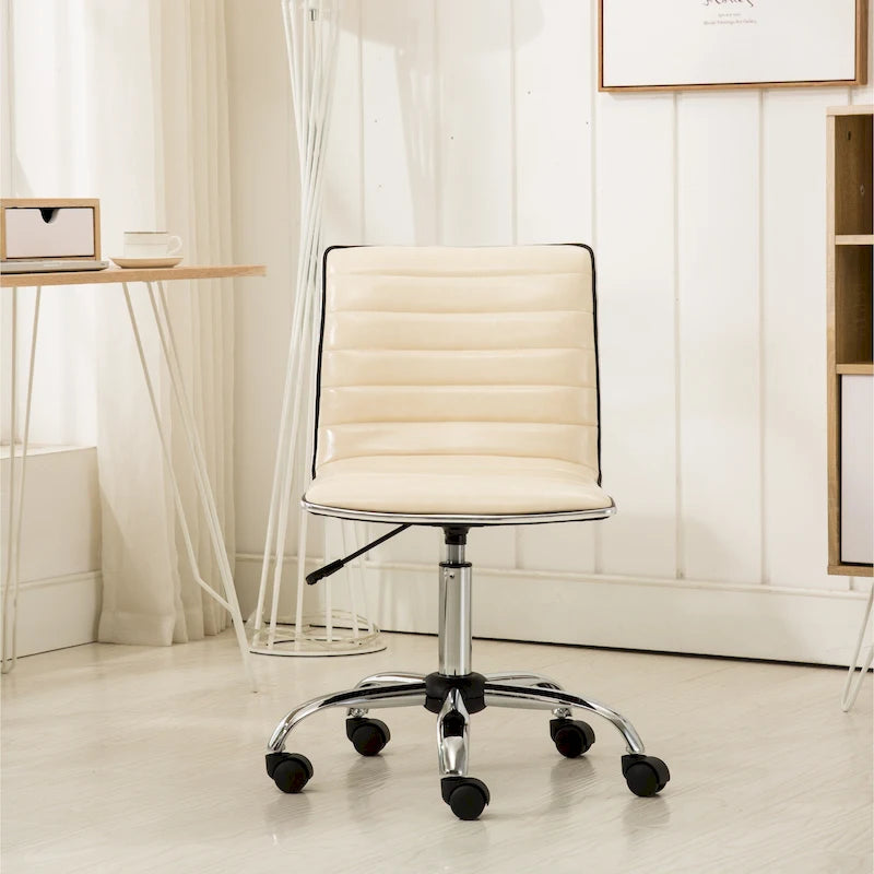 Modern Chrome Swivel Office Chair