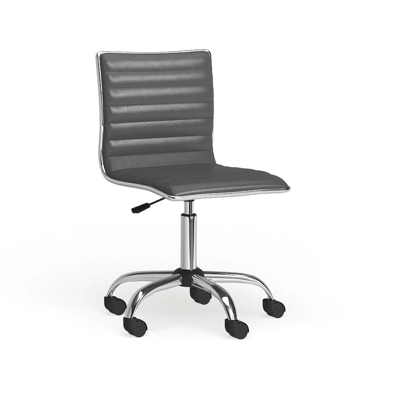 Modern Chrome Swivel Office Chair
