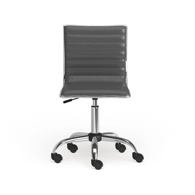 Modern Chrome Swivel Office Chair