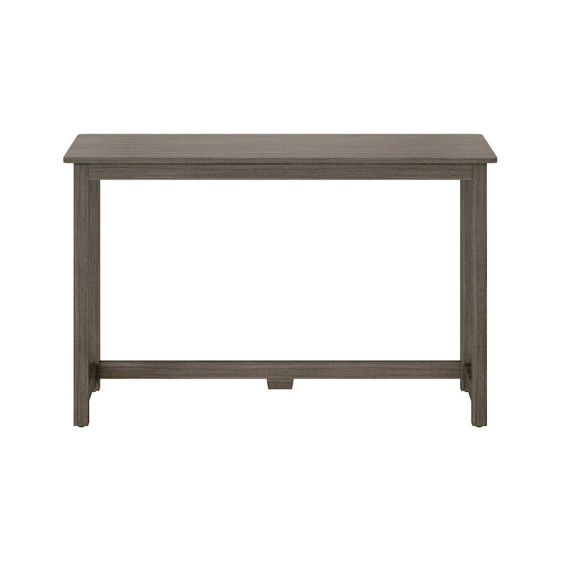 Scrivania Moderna con Gambe in Legno Massello - 119 cm