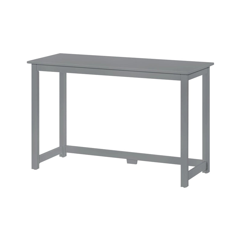 Scrivania Moderna con Gambe in Legno Massello - 119 cm