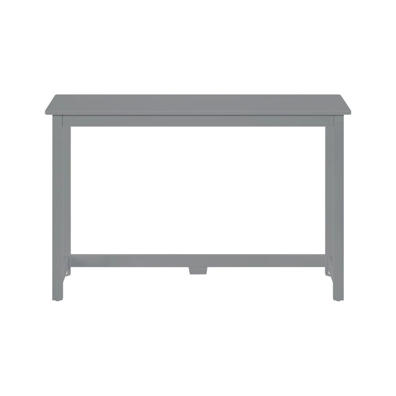 Scrivania Moderna con Gambe in Legno Massello - 119 cm