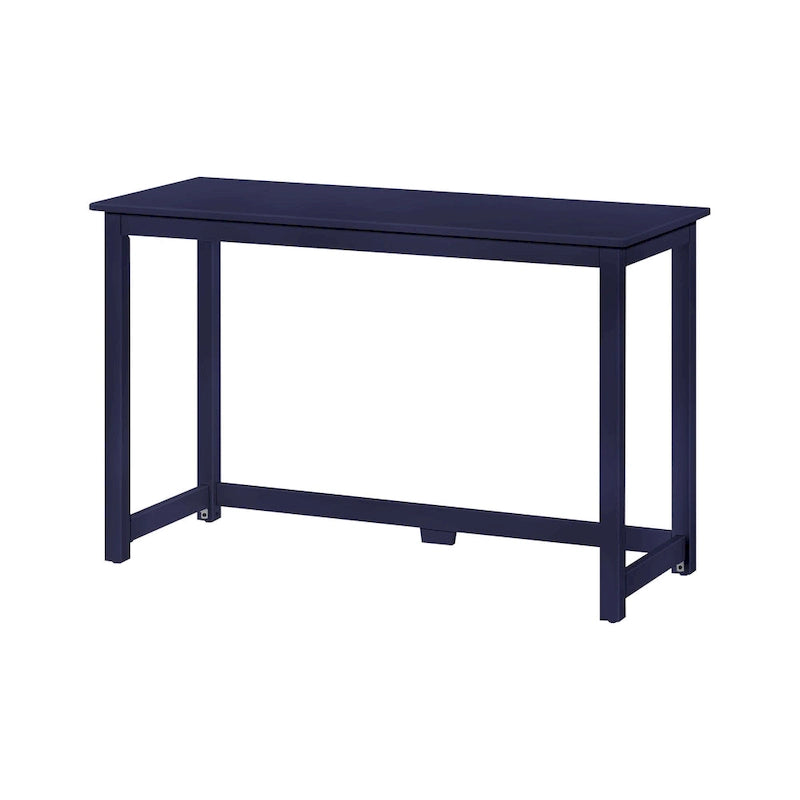 Scrivania Moderna con Gambe in Legno Massello - 119 cm