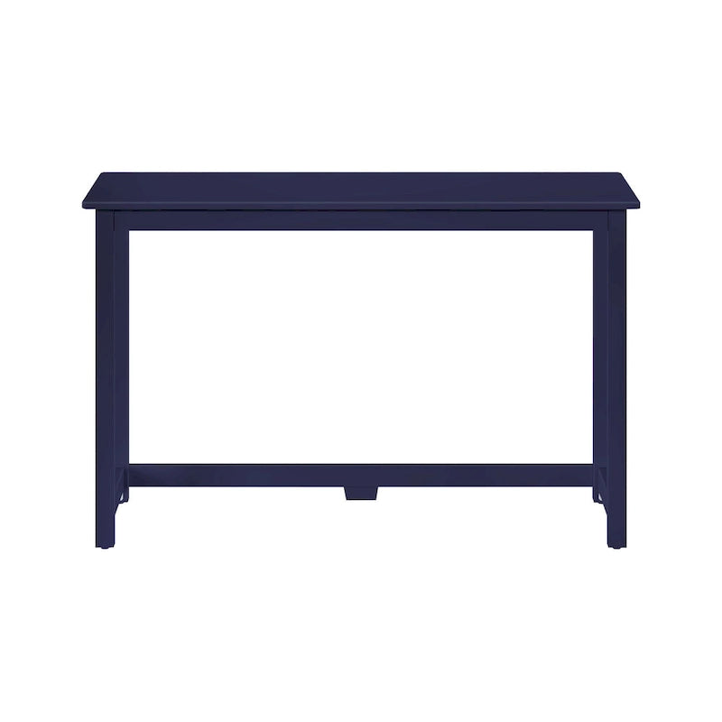 Scrivania Moderna con Gambe in Legno Massello - 119 cm