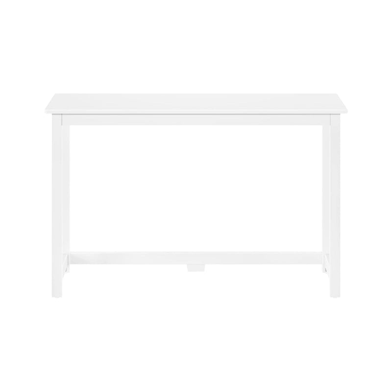 Scrivania Moderna con Gambe in Legno Massello - 119 cm