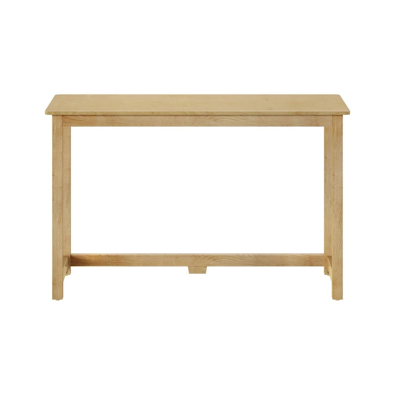 Scrivania Moderna con Gambe in Legno Massello - 119 cm