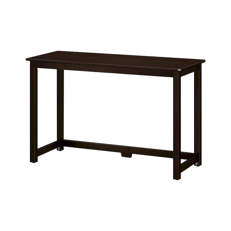 Scrivania Moderna con Gambe in Legno Massello - 119 cm