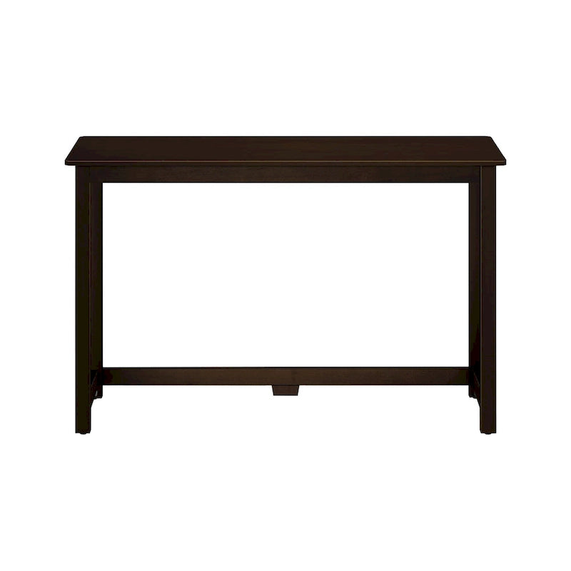Scrivania Moderna con Gambe in Legno Massello - 119 cm