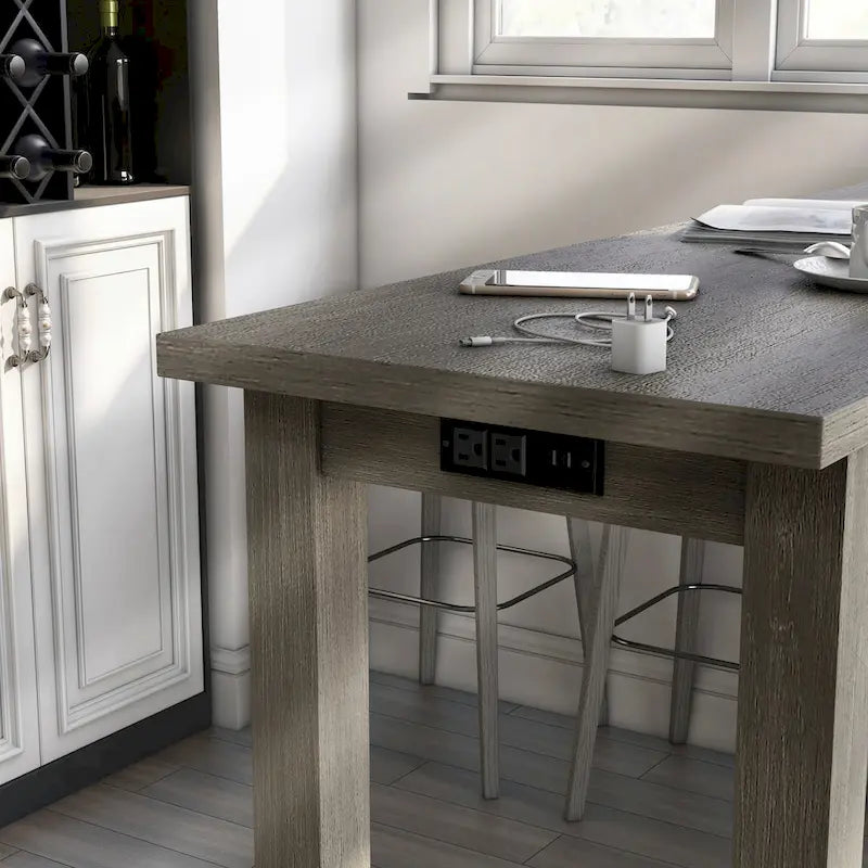 Tavolo da pranzo alto 64 pollici con porta USB
