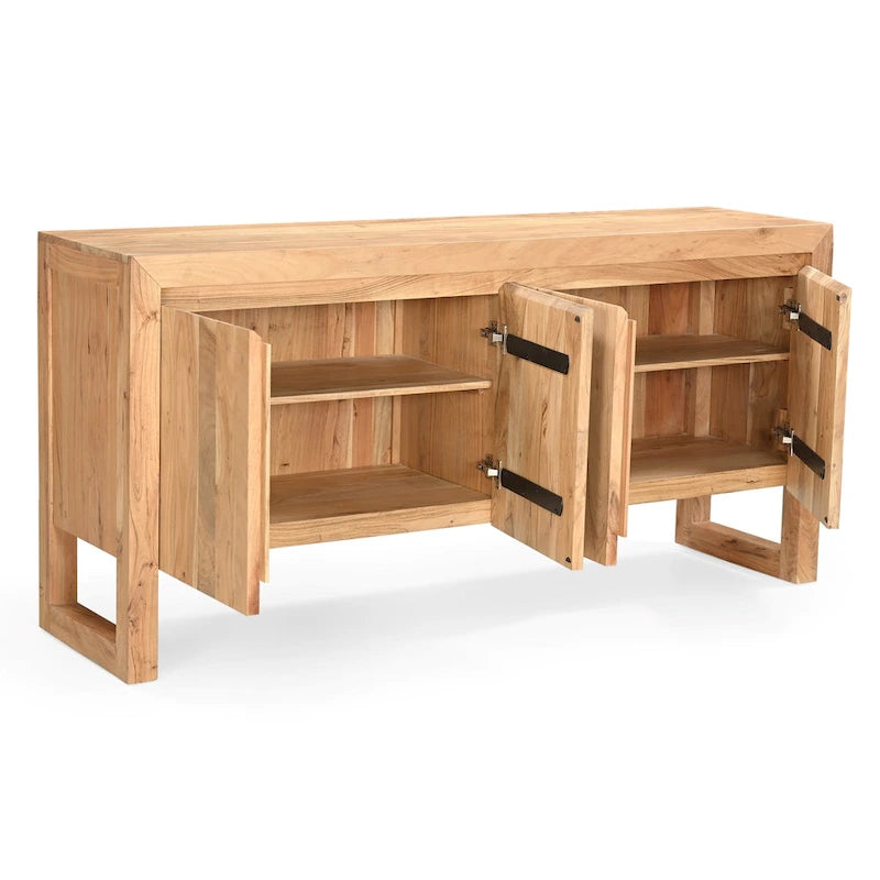Dark Brown Buffet Cabinet for Dining Room