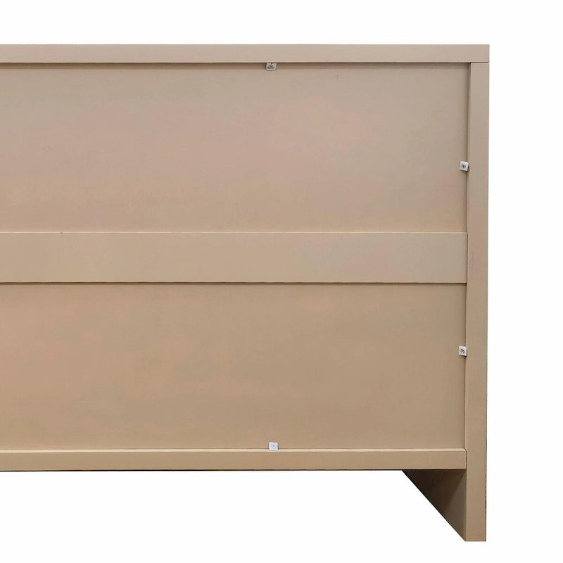 Credenza a buffet in legno a 4 ante stile rustico