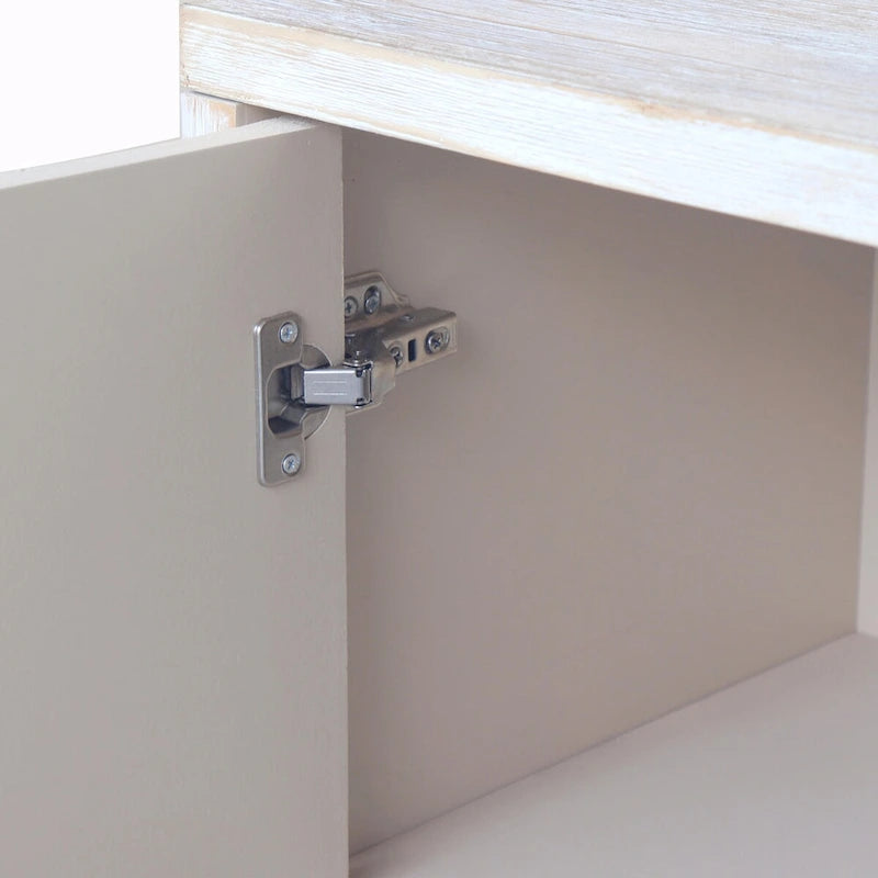 Credenza a buffet in legno a 4 ante stile rustico