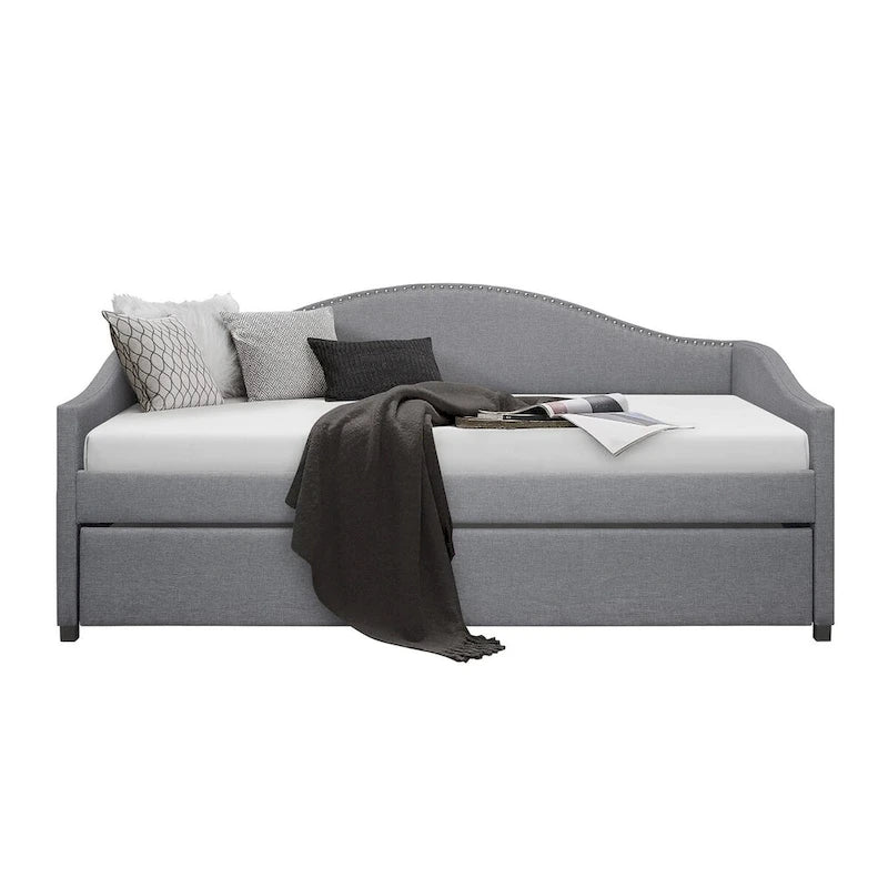Upholstered Daybed with Trundle