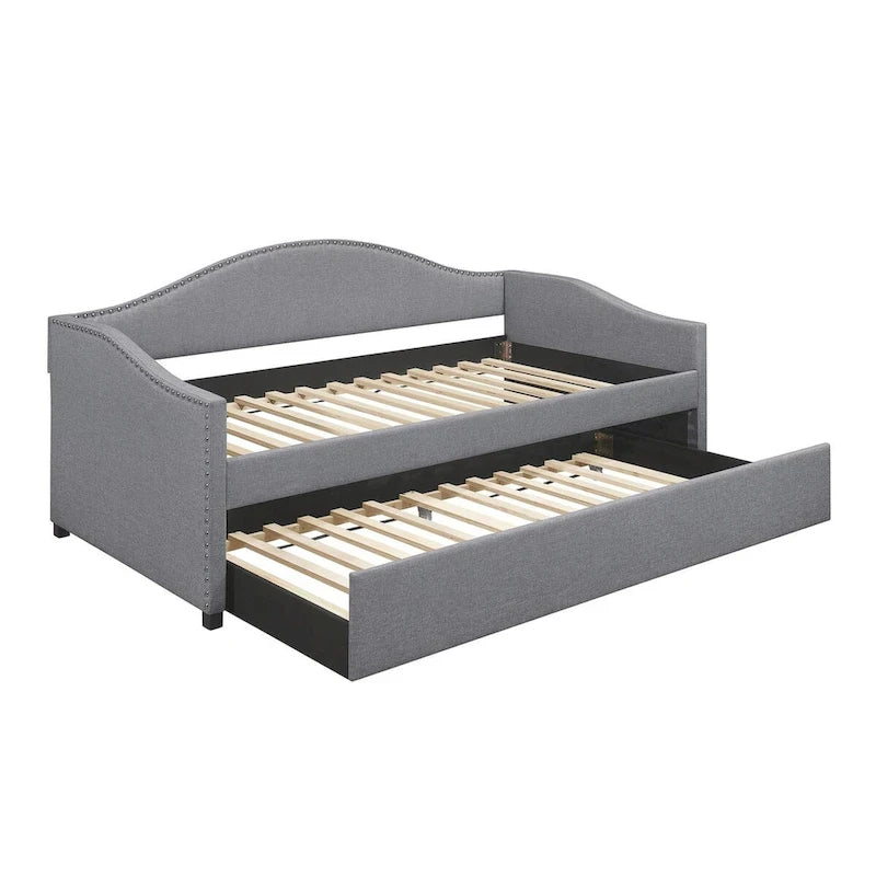 Upholstered Daybed with Trundle
